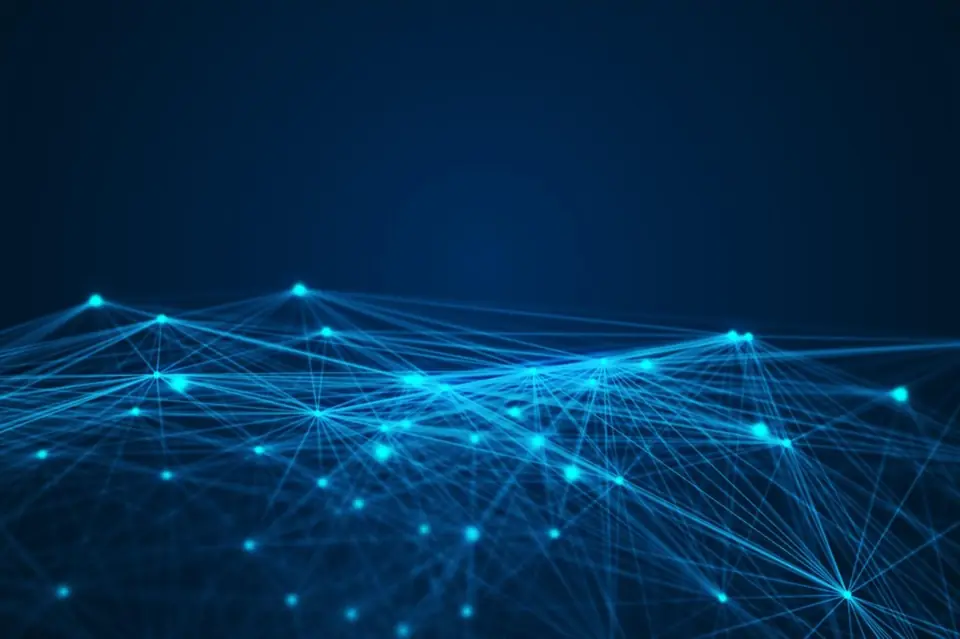Modern digital network representing Nexlantic engineering excellence